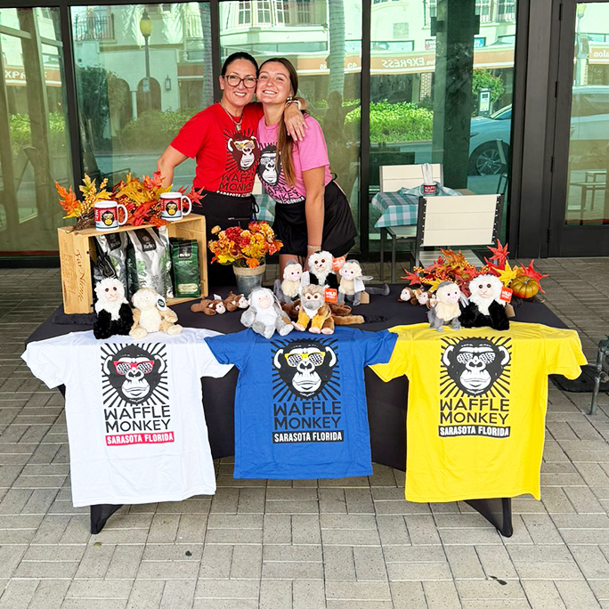 Sarasota - event outside cafe